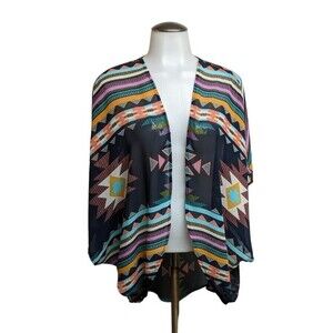 xhilaration SwimWear Boho Cover-Up Women XS/S Beach Swim Beachwear Oversized